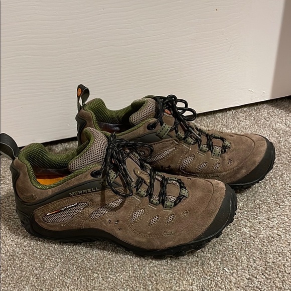Merrell Other - Merrell Brown and Green Athletic Shoes Hiking Boots